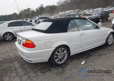 2002 BMW 330Ci из США, поврежденный, VIN WBABS53422JU93267